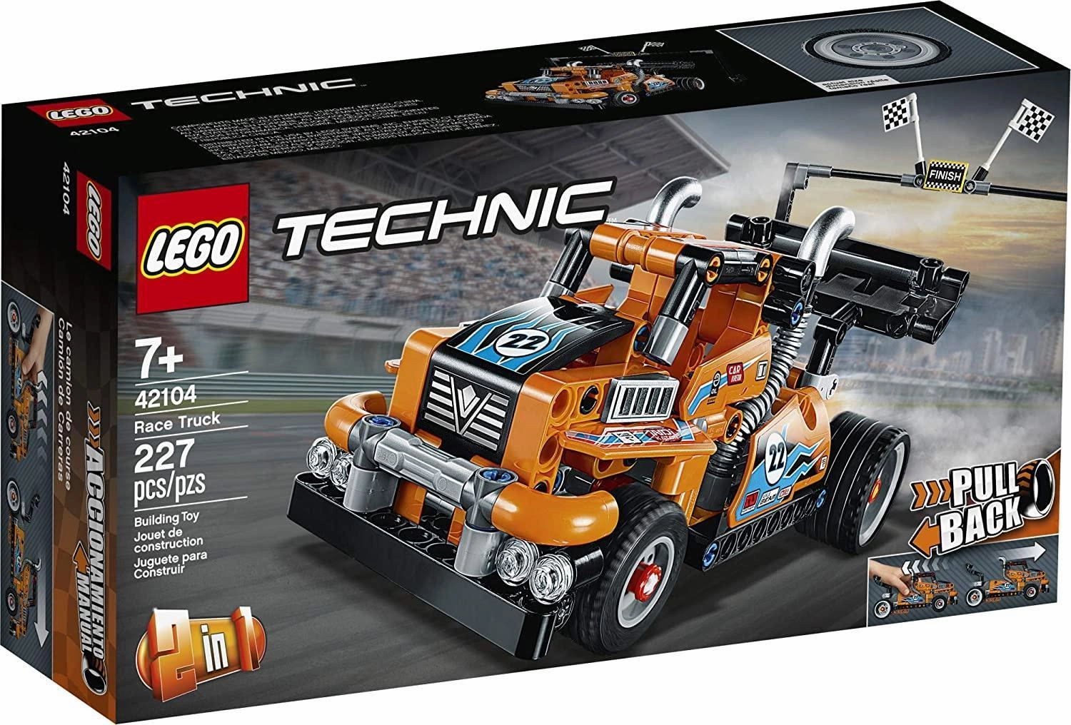 Acrylic Stand Themed Decor LEGO TECHNIC 42104 Racetrack Building Set