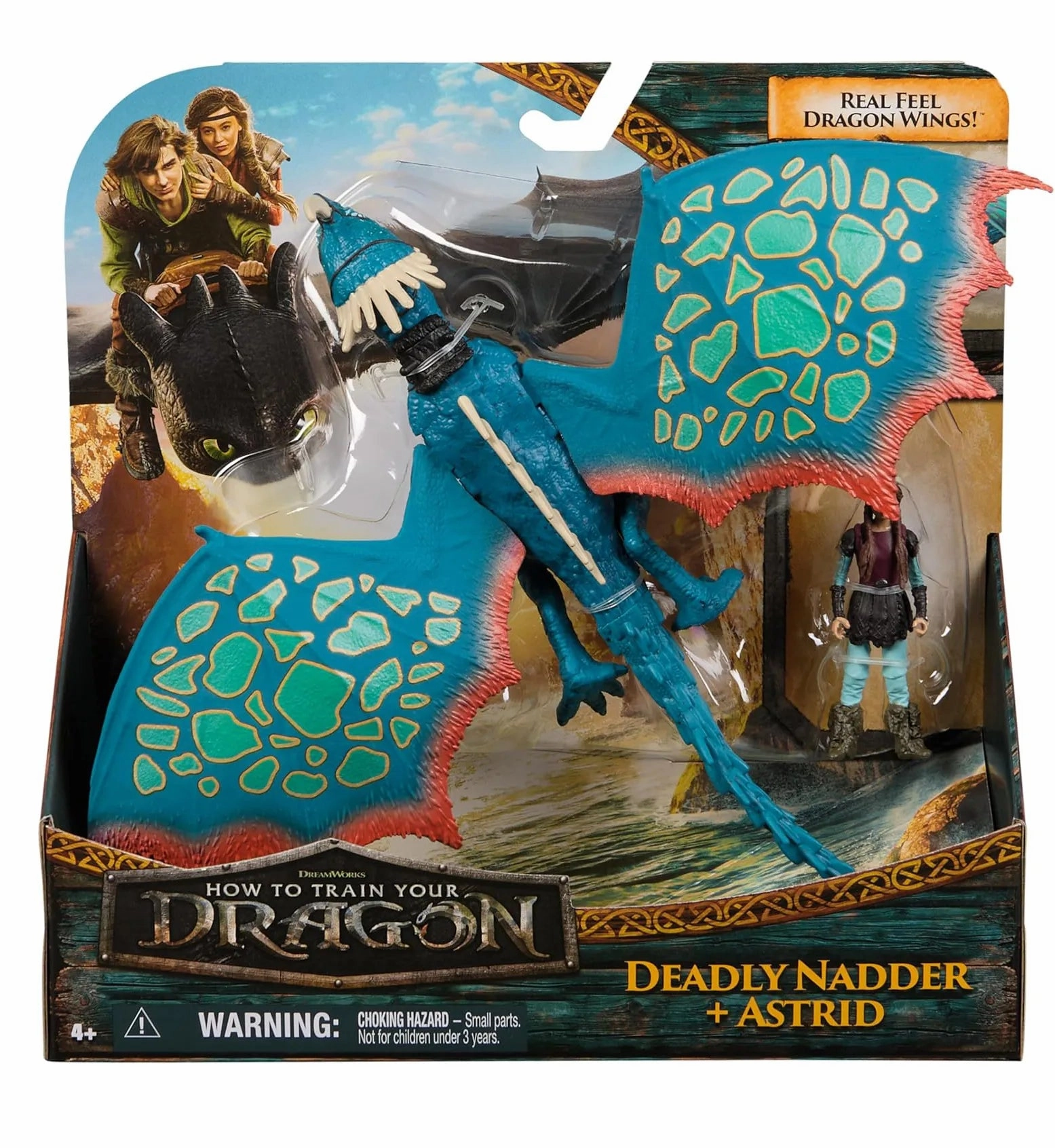Rich Palette Little Crate How to Train Your Dragon Deadly Nadder & Astrid Action Figures