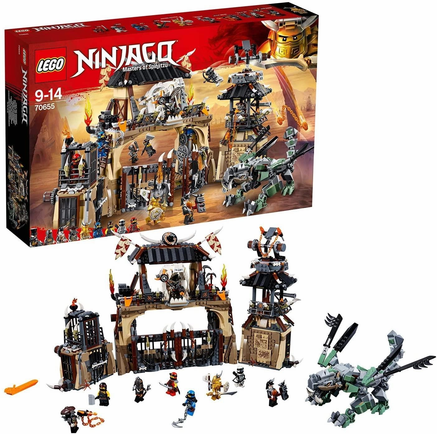 Custom Figure LEGO 70655 NINJAGO Dragon Pit Building Set