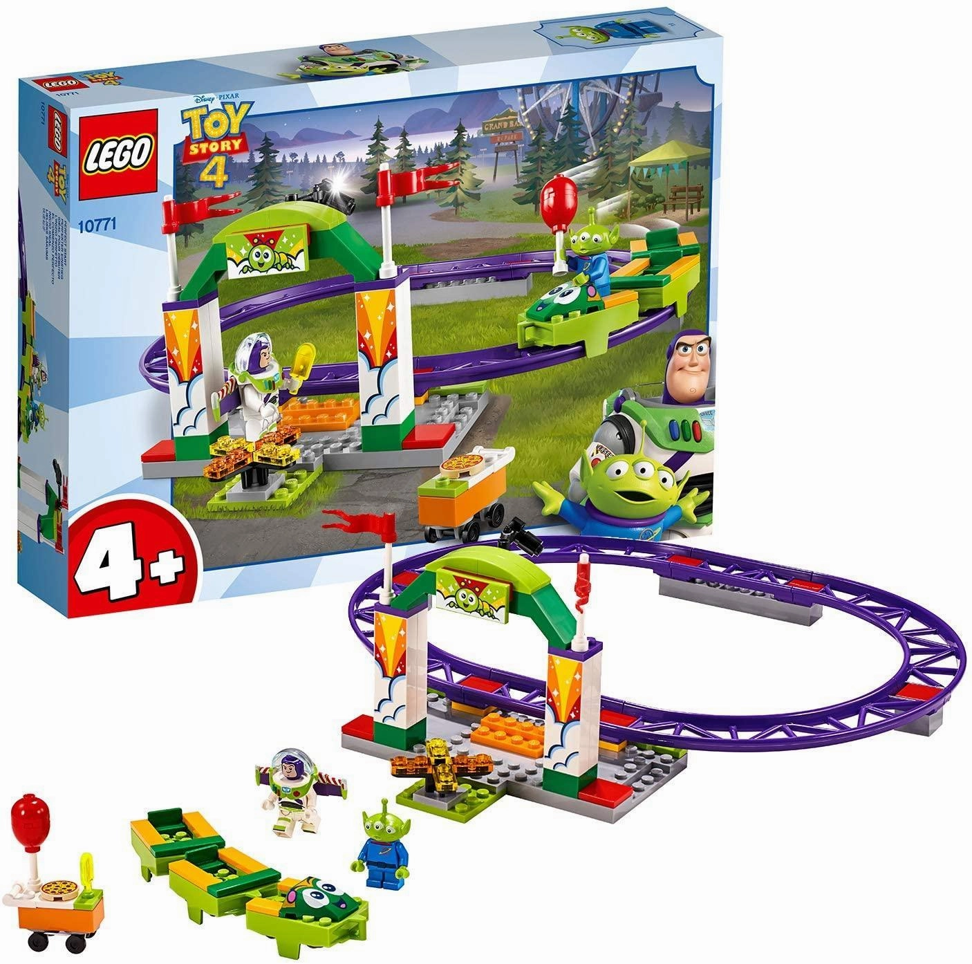 Business gift LEGO 10771 Toy Story 4 Carnival Thrill Coaster with Buzz Lightyear
