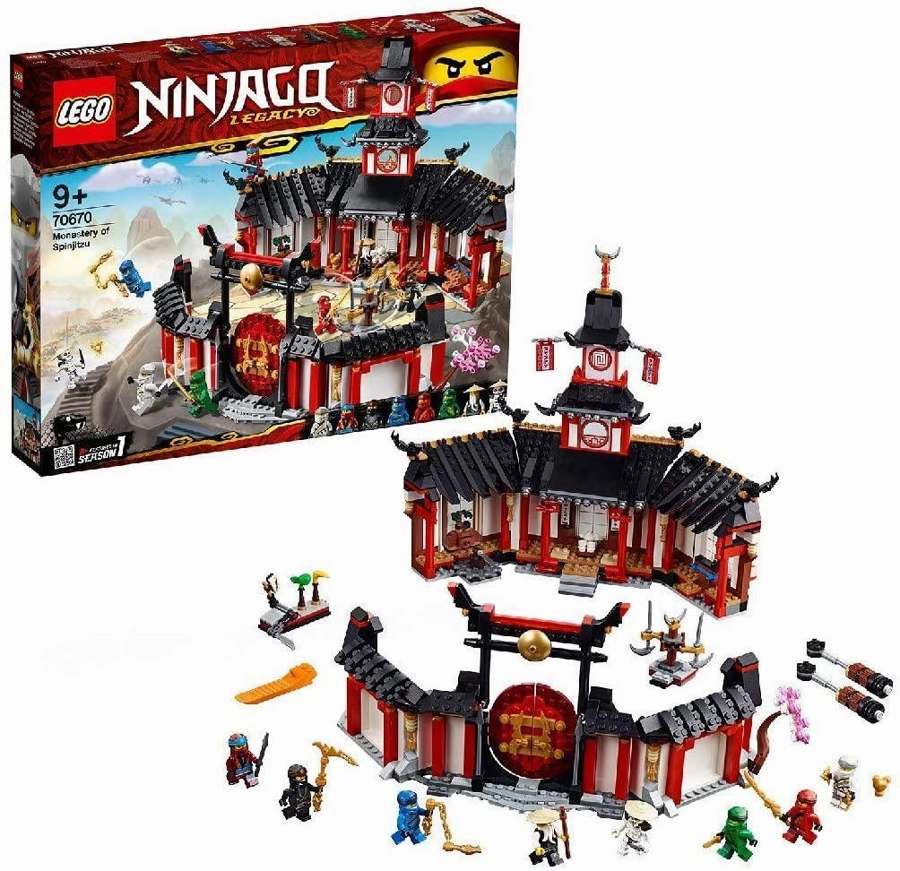 LEGO NINJAGO 70670 Monastery of Spinjitzu Minifigures Ninja Training Playground Art Hero