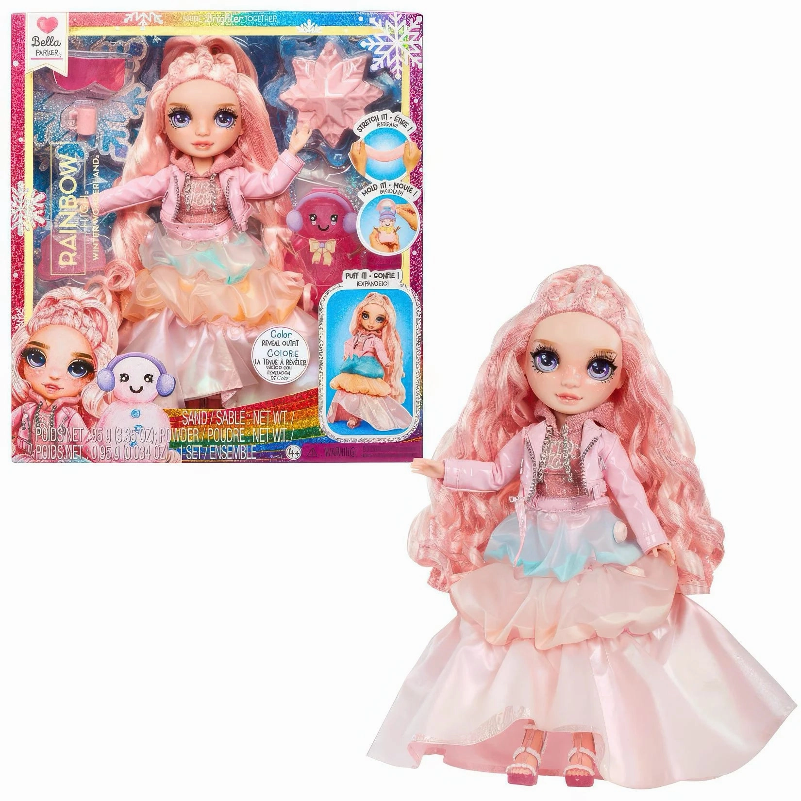 Rainbow High: Winter Wonderland Purple 27cm Fashion Doll Bella - Pink Fan Convention