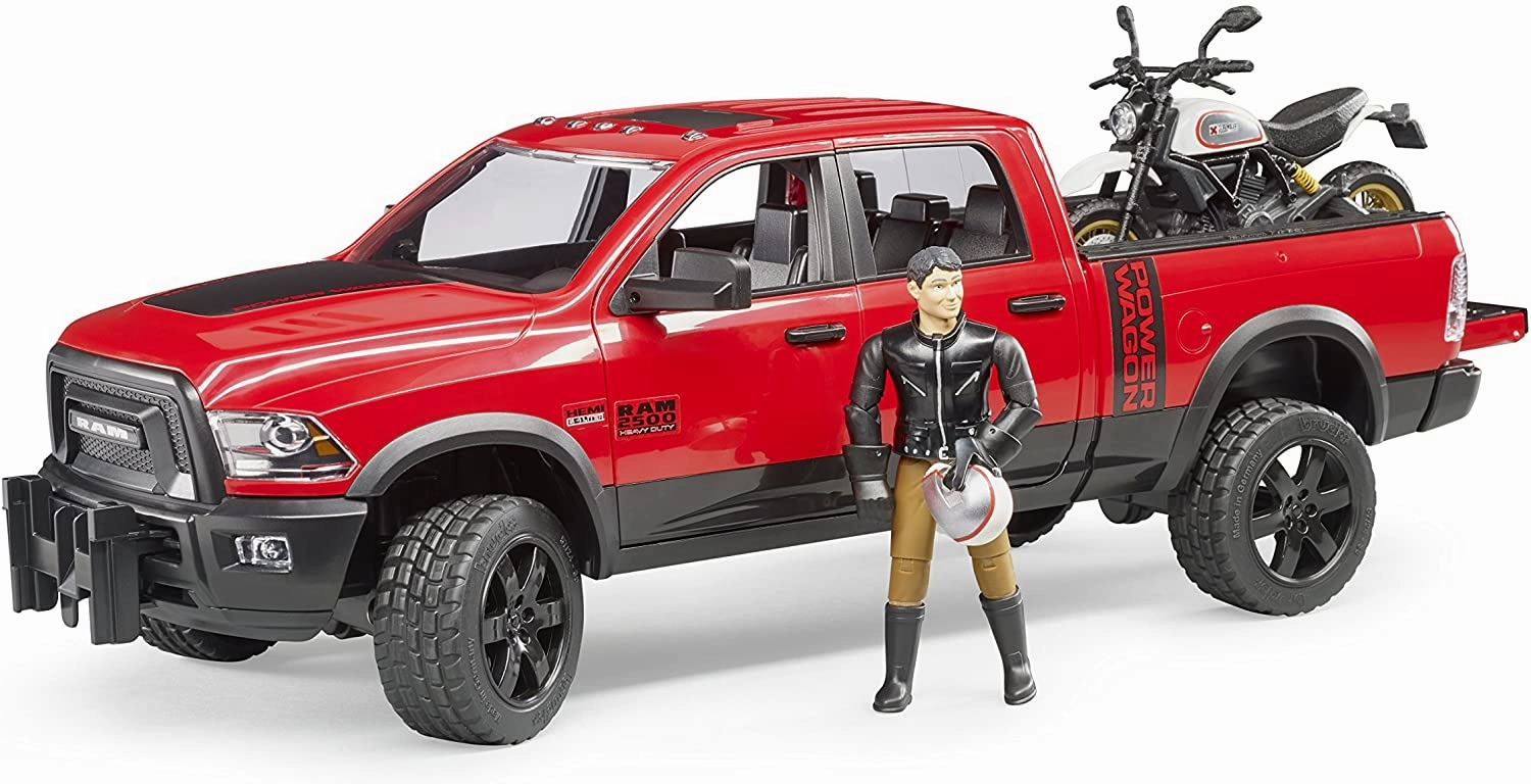 RAM 2500 Power Wagon with Scrambler Ducati Monster Party Enchanting Props