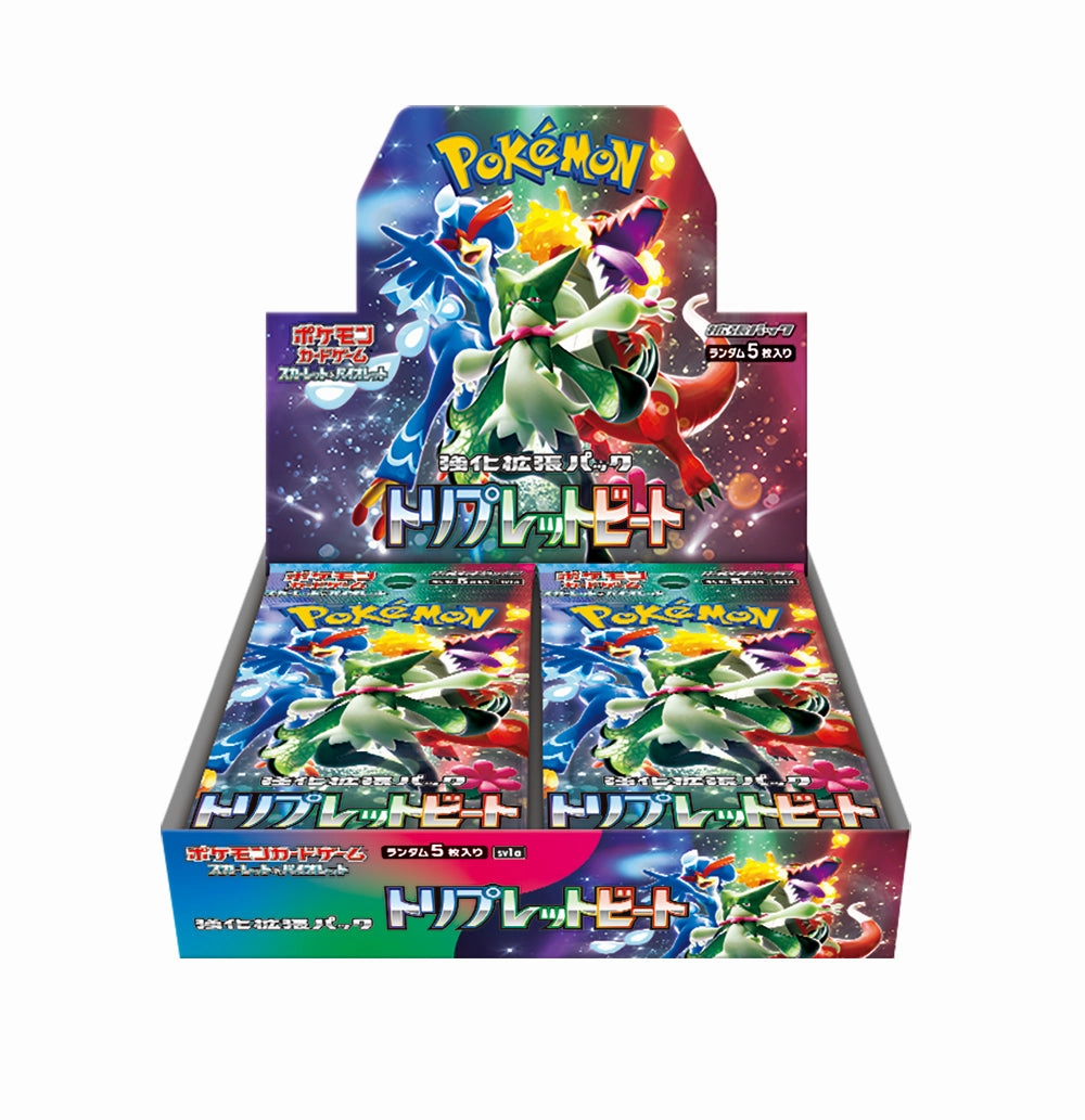 Hidden Treasure Reveal Toy Enthusiast Gift "Pokemon Card Game Scarlet & Violet" Strengthening Expansion Pack Triplet Beat
