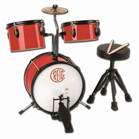 Frightening Displays Reig Wooden and Metal Musical Drum Set