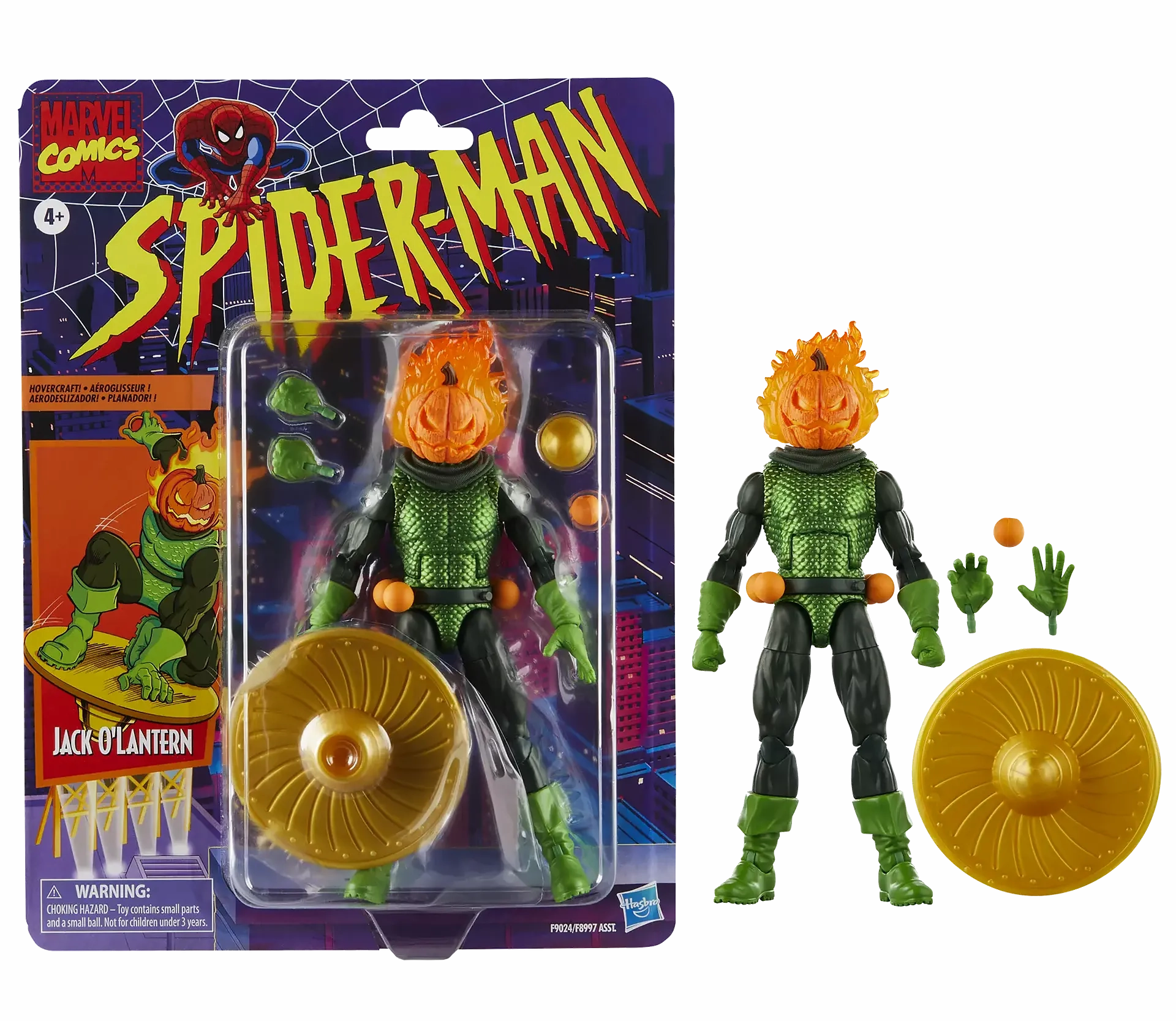 Mindfulness Coach Amethyst Purple Marvel Legends Series Jack O'Lantern Figure 15 cm