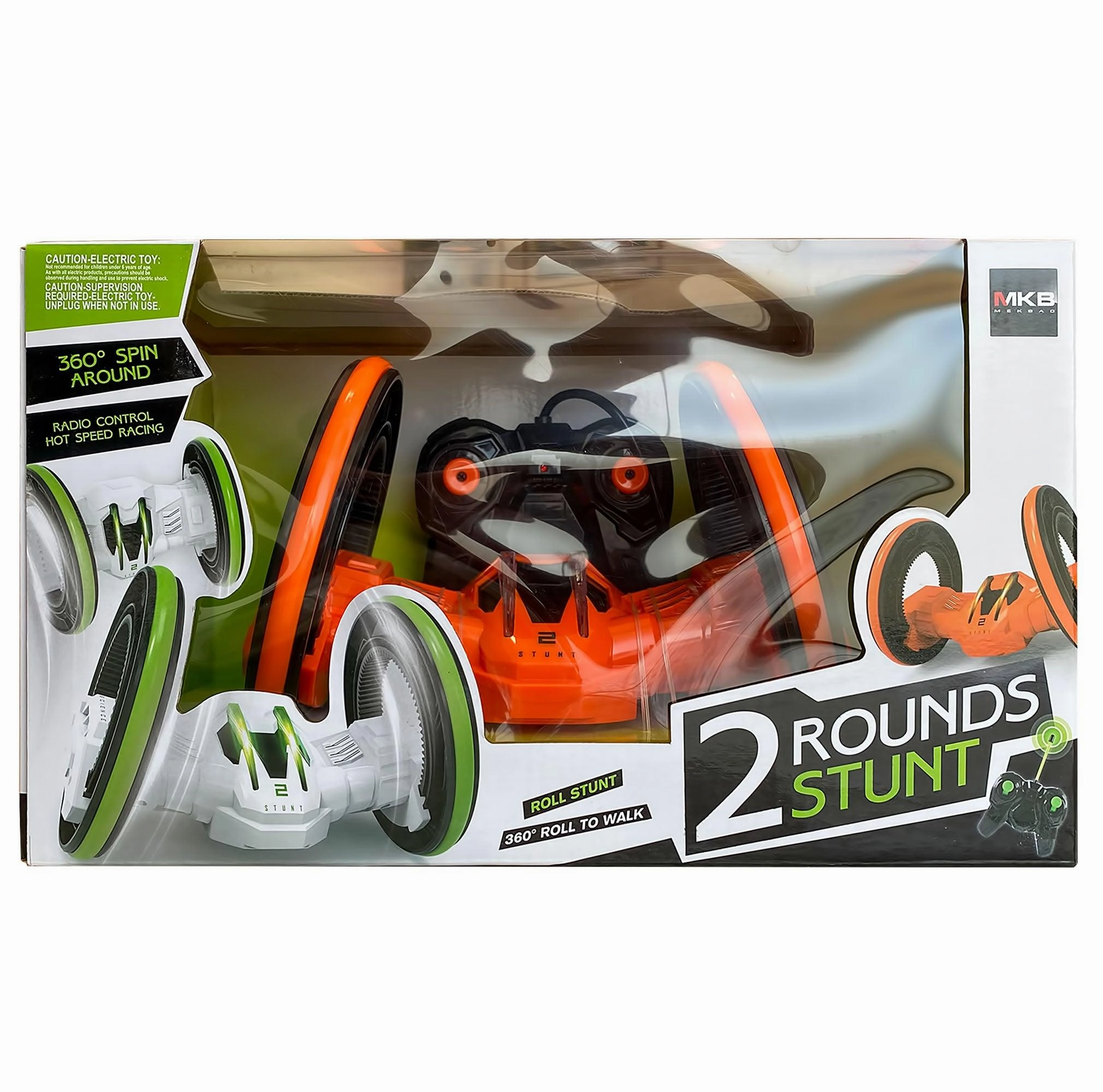 Cartoon Figure Exhibition Piece Remote Controlled 360 Degree Stunt Vehicle