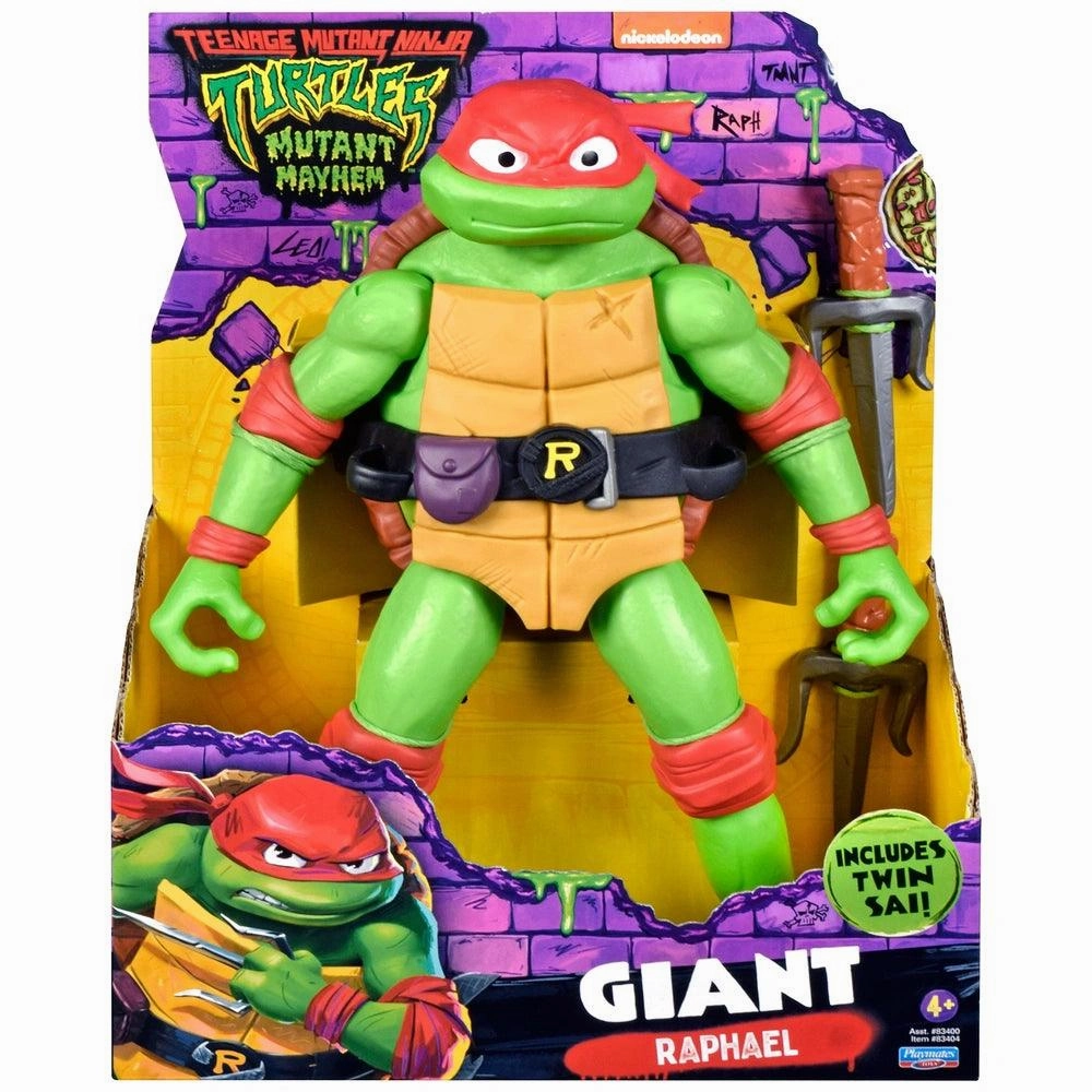 Teenage Mutant Ninja Turtles Mutant Mayhem Giant Raphael Figure 30cm for all ages