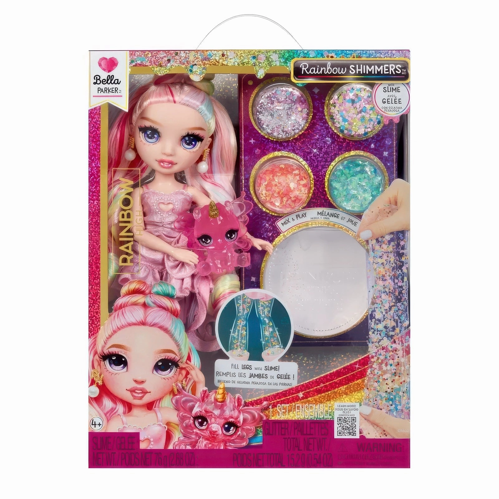 Rainbow High Doll Rainbow Shimmers with Slime Bella Storytelling Prop