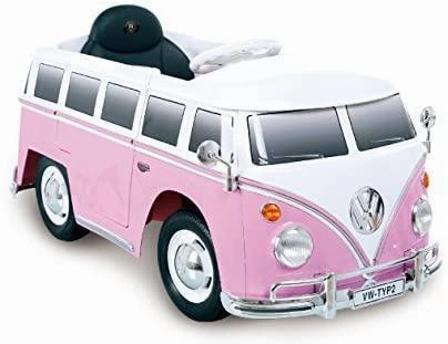 ROLLPLAY Germany Premium Battery Car, With Remote Control, VW BUS TYPE 2 (T1) Assembly Required
