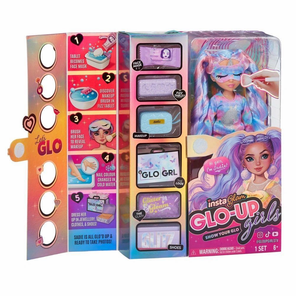Shimmer 'n Sparkle Instaglam Glo-Up Girls Sadie Personal Collection Anime Merch