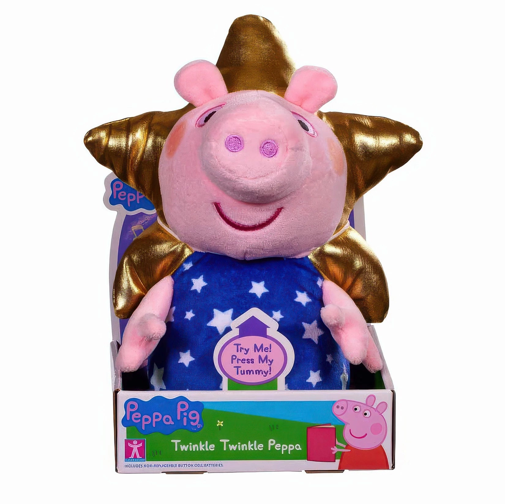 Monster Decorations Peppa Pig Nursery Rhymes Talking Plush -Twinkle Twinkle Peppa