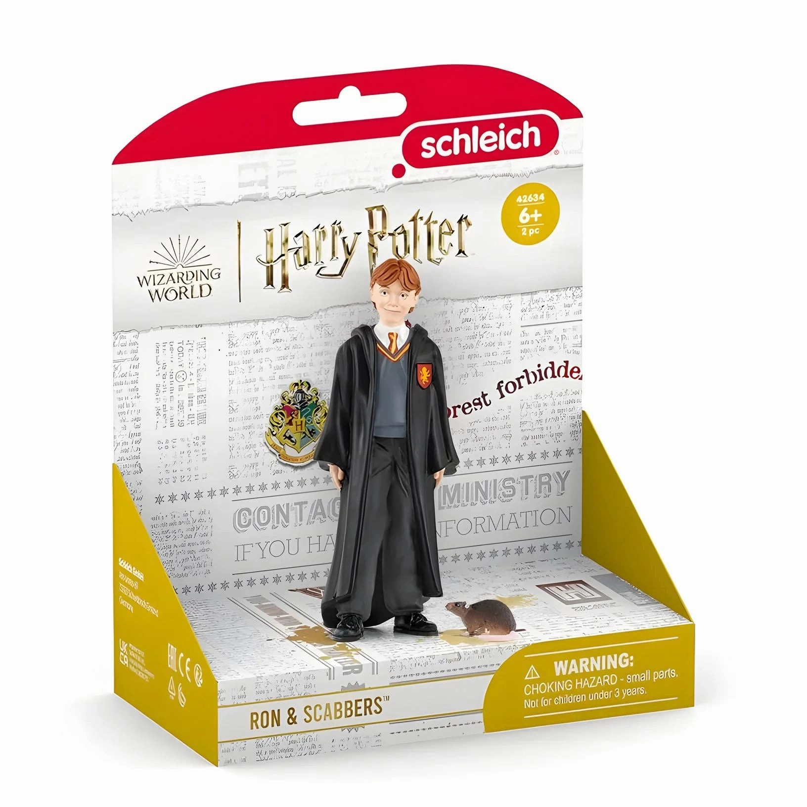 Seasonal Favorite Full Set Schleich 42634 Ron Weasley and Scabbers Figure Set