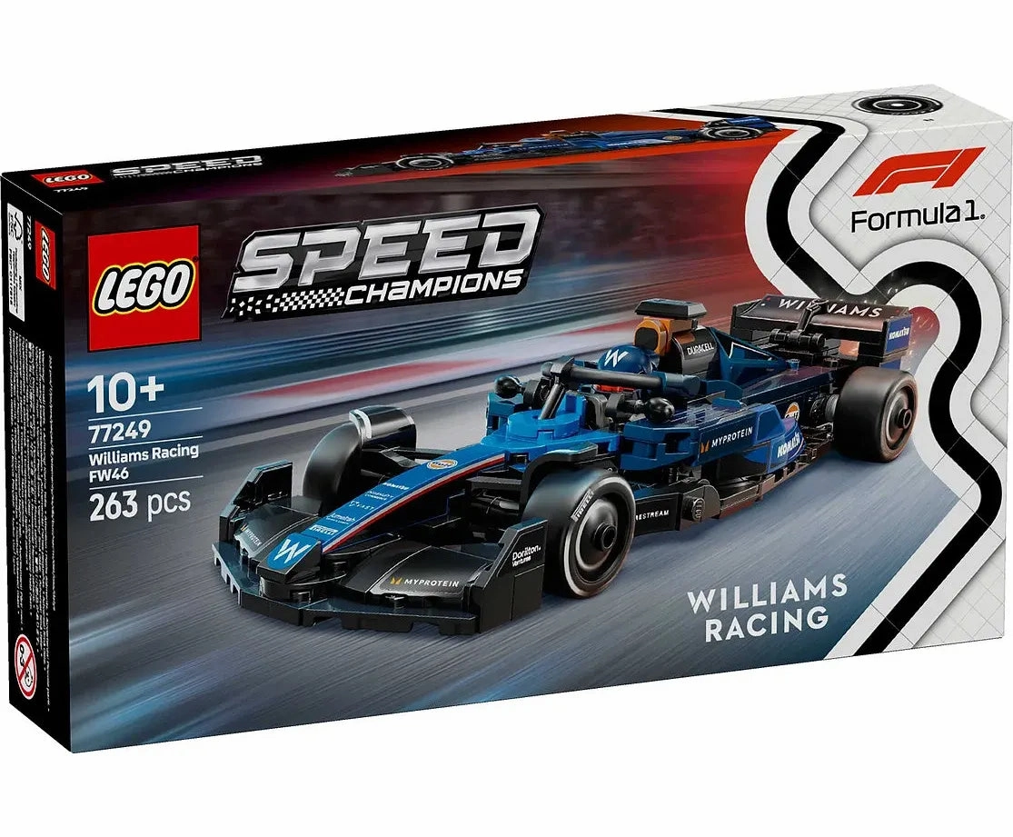 LEGO SPEED CHAMPIONS 77249 Williams Racing FW46 F1? Race Car Missing Piece Flexible Figure