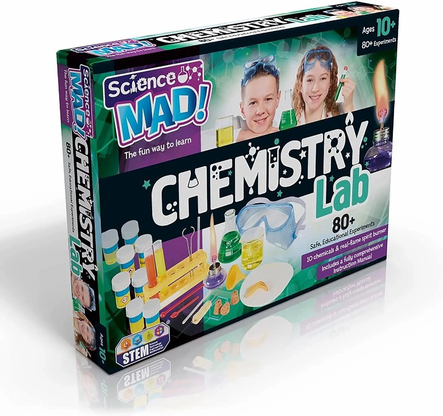 Wicked Crafts Mystical Lights Science Mad Chemistry Lab Kit