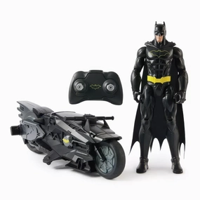 Conservation Grade multicultural DC Comics Batman RC Batcycle and 30cm Batman Figure