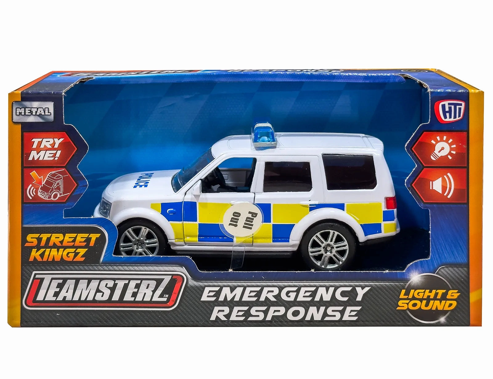 TEAMSTERZ Emergency Response Police Car with Lights & Sounds Astronaut Figure Articulated Model