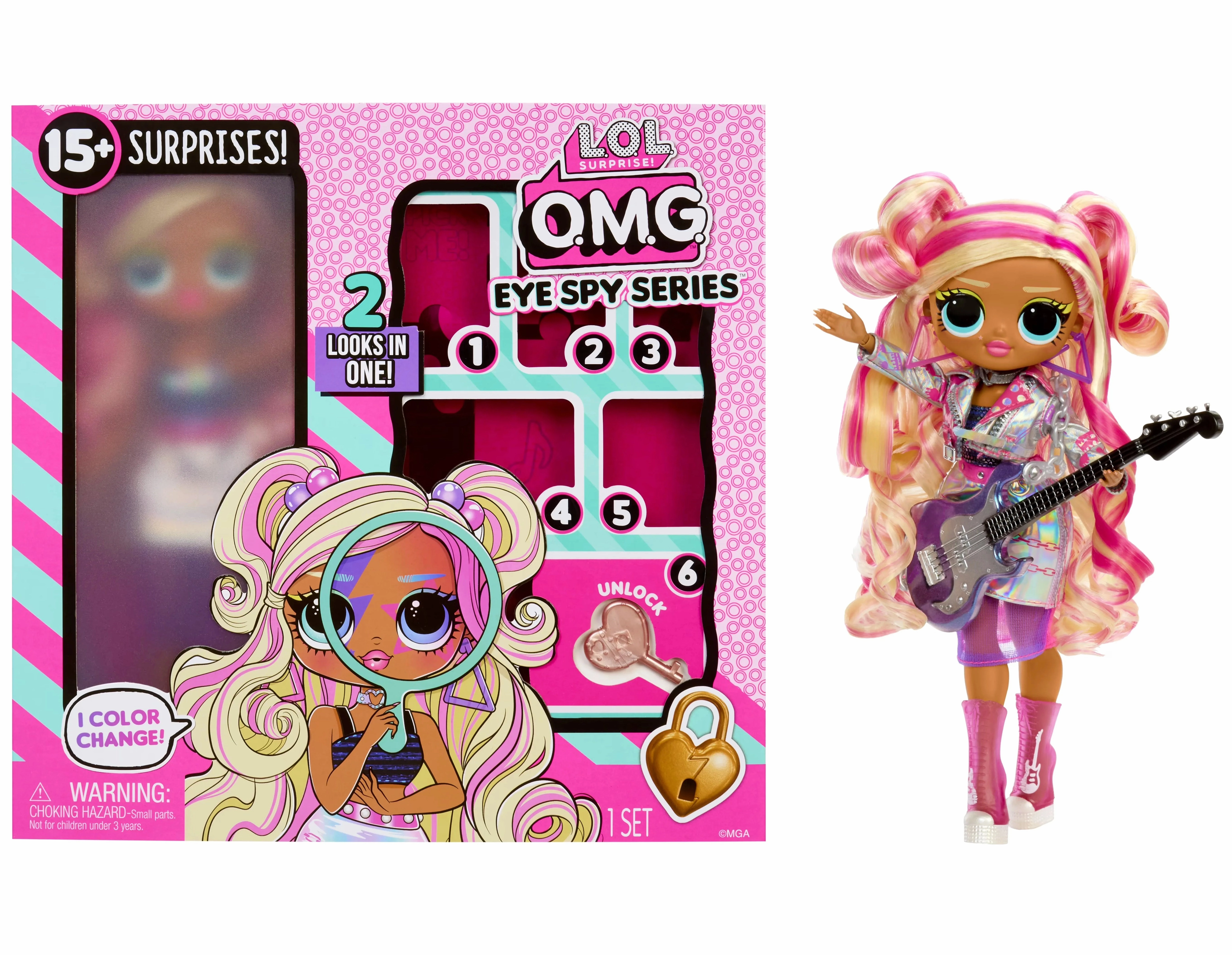 LOL Surprise OMG Eye Spy Rockstar Vibrant Colors Popular Choice