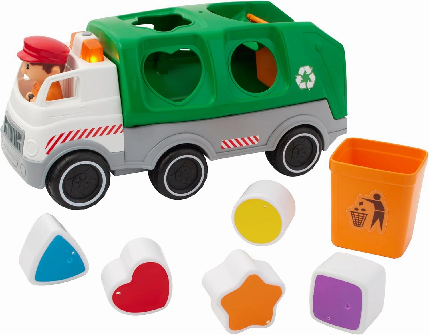 Scary Accents Shape Sorting Recycling Truck