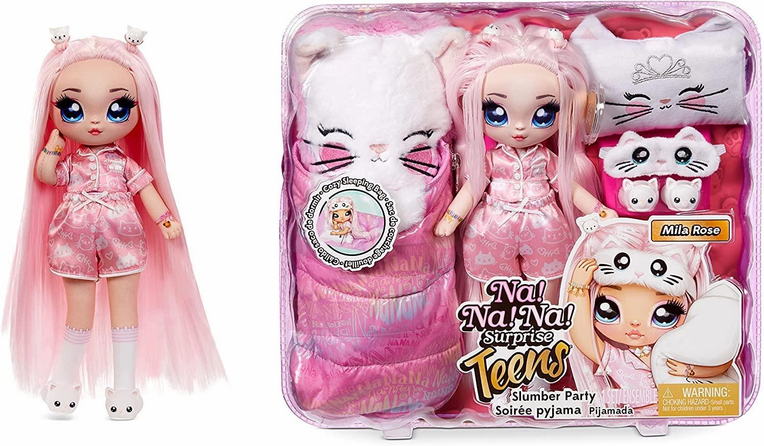 Museum Standard Diorama Accent Na! Na! Na! Surprise Teens Mila Rose Persian Kitty Fashion Doll Playset