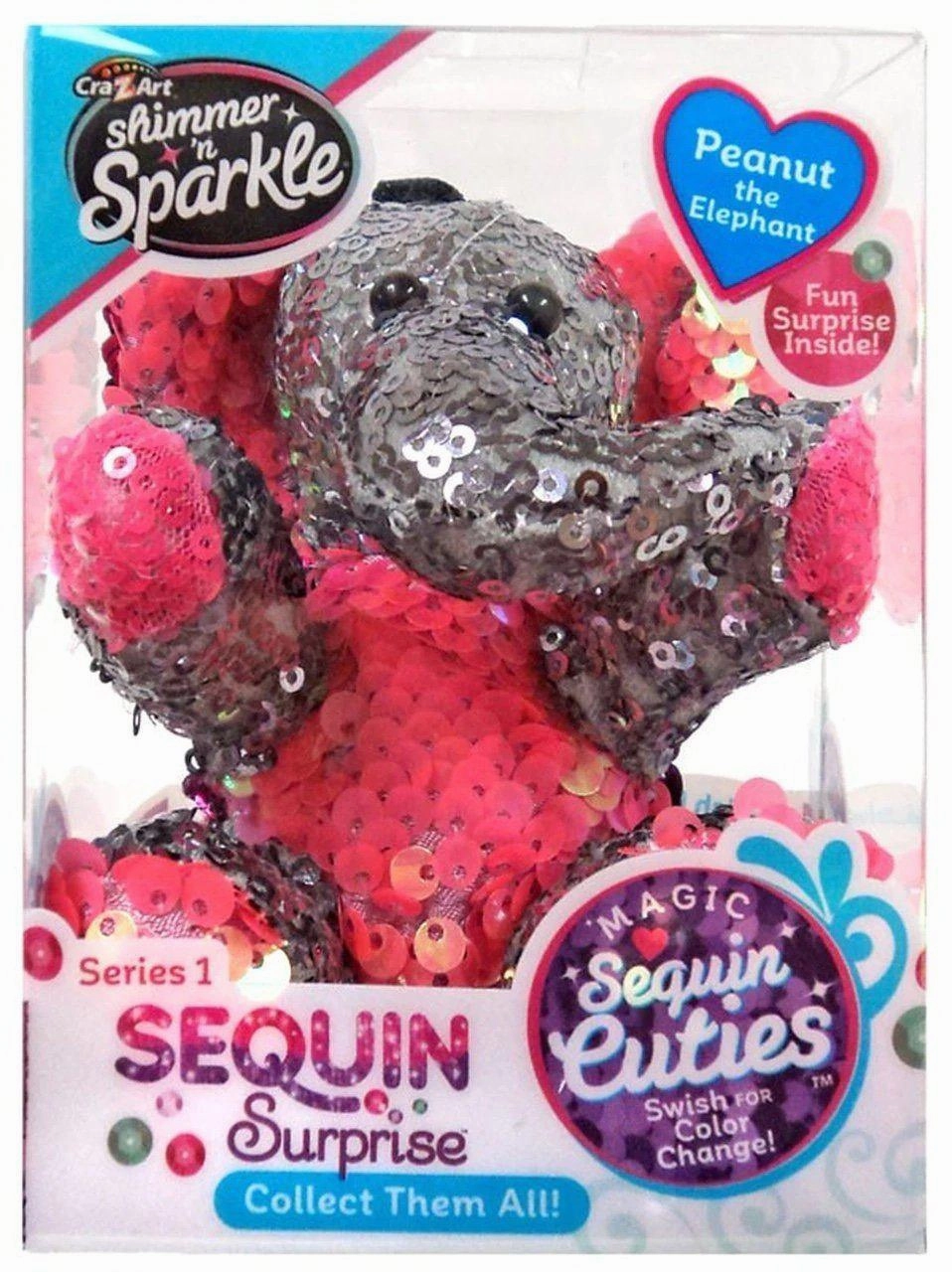 Terrace Accent Photo Opportunity Shimmer 'n Sparkle Magic Sequin Cuties Surprise - Animals Assortment