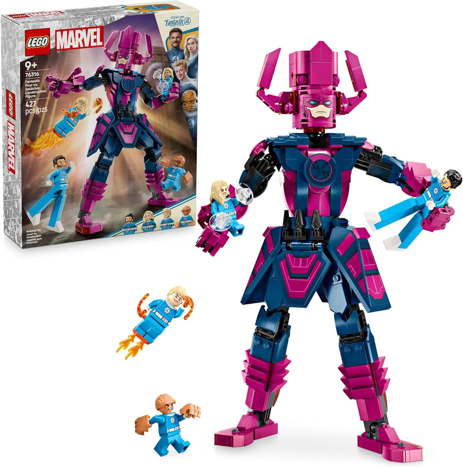 Lego 76316 - Marvel Fantastic Four vs. Galactus Construction Figure Fantastic Figures