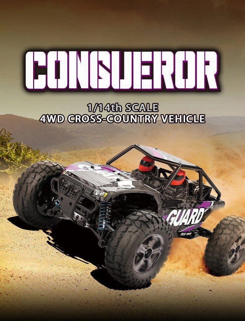 Conqueror 1:14 Scale 4x4 Climbing RC Remote Control Car Detailed Statue
