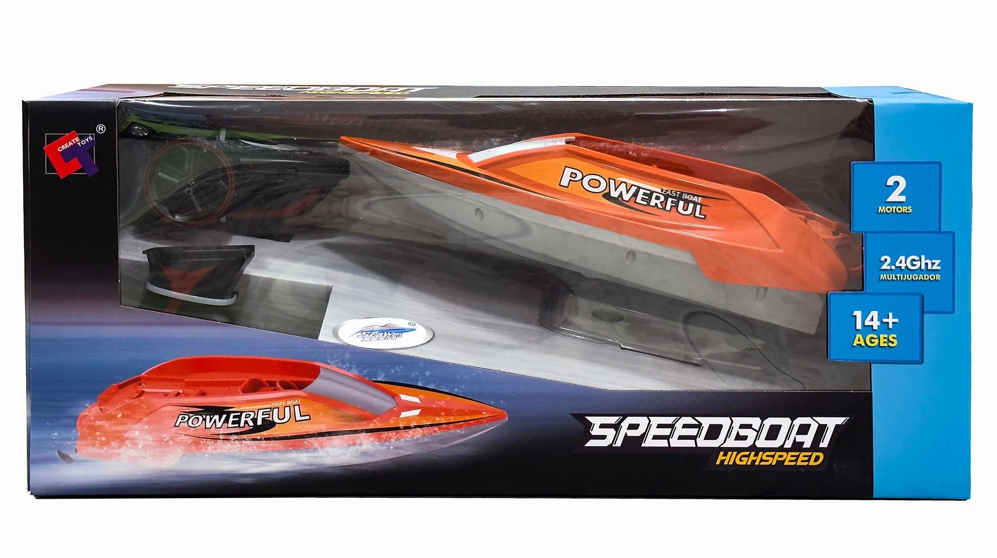 Powerful High-Speed Remote Controlled Speedboat- Assorted Mountain Animal