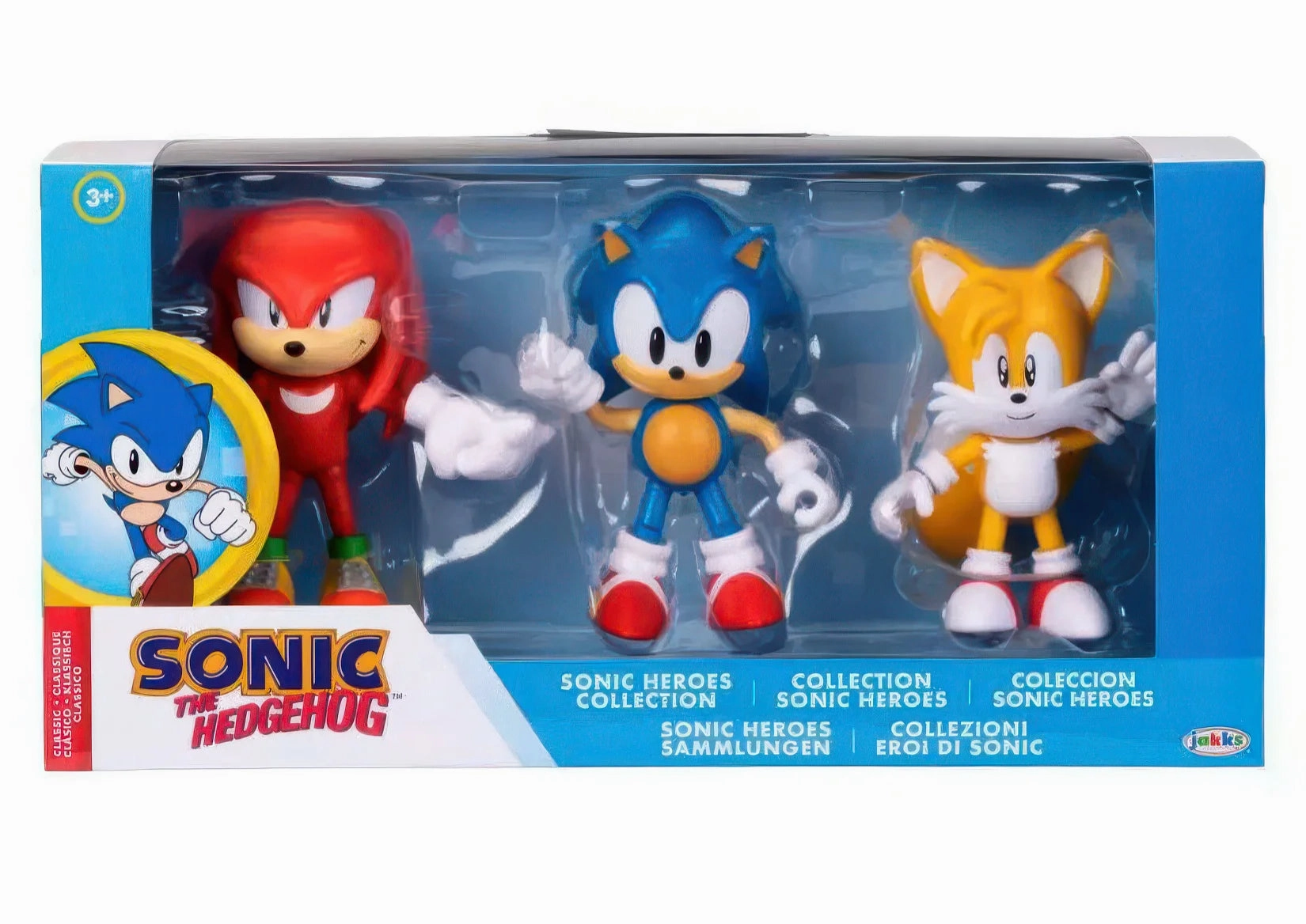 Sonic the Hedgehog Classic 3-Pack Sonic Heroes Collection Figures Set Horror Icon Graduation Gift