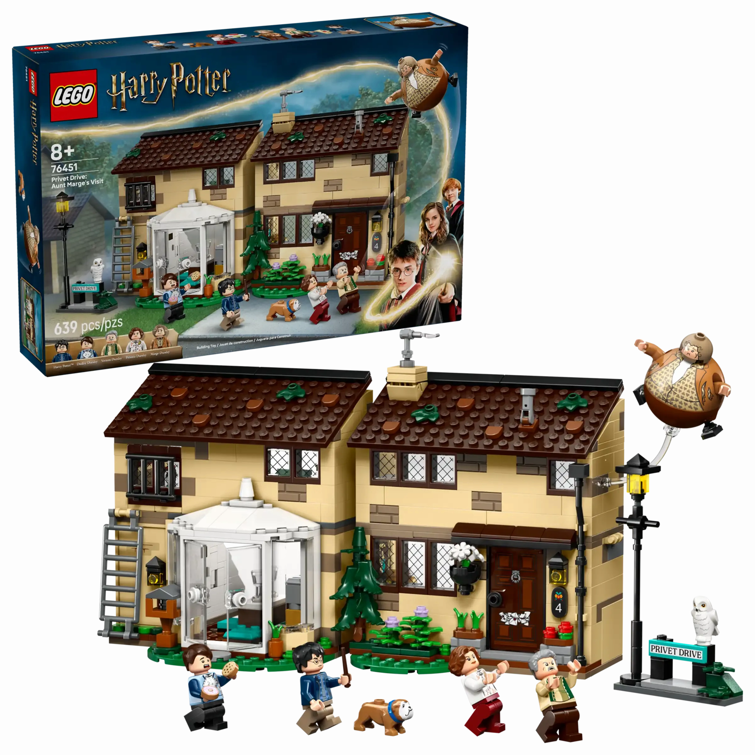 LEGO 76451 HARRY POTTER Privet Drive: Aunt Marge's Visit Hero Figure