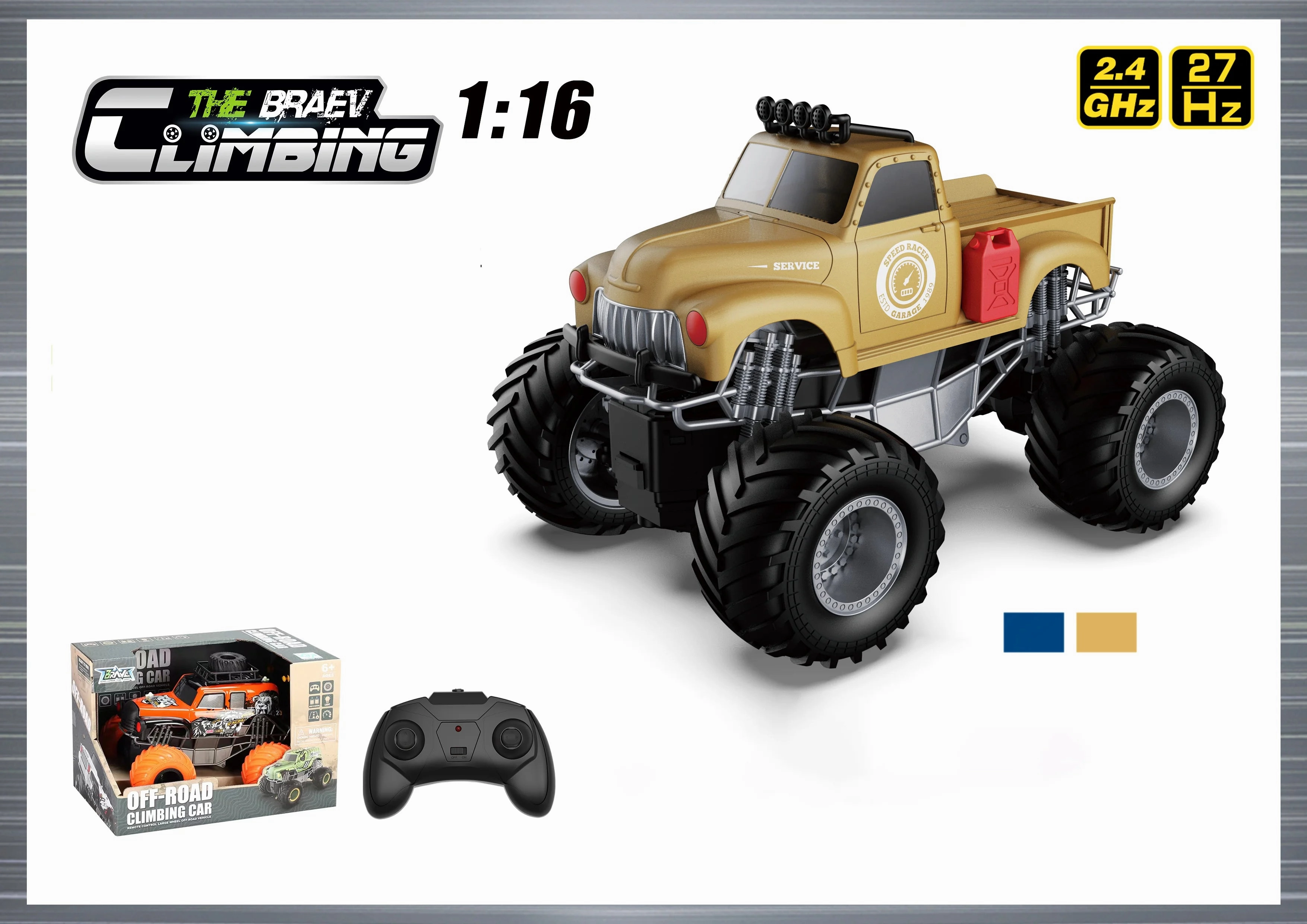 Remote Controlled Monster Truck - Off Road Climbing Car - Assorted Battle Pose Sentimental Value