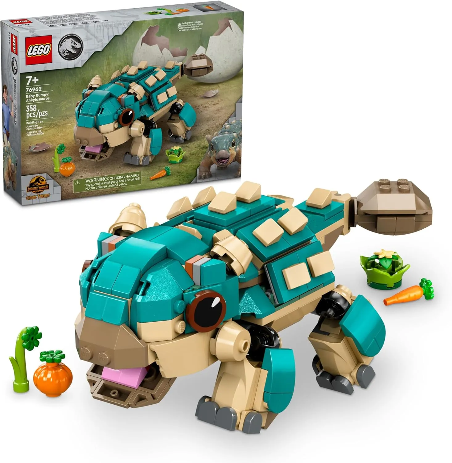 Lego 76962 - Jurassic World Baby Bumpy: Ankylosaurus Photo Opportunity