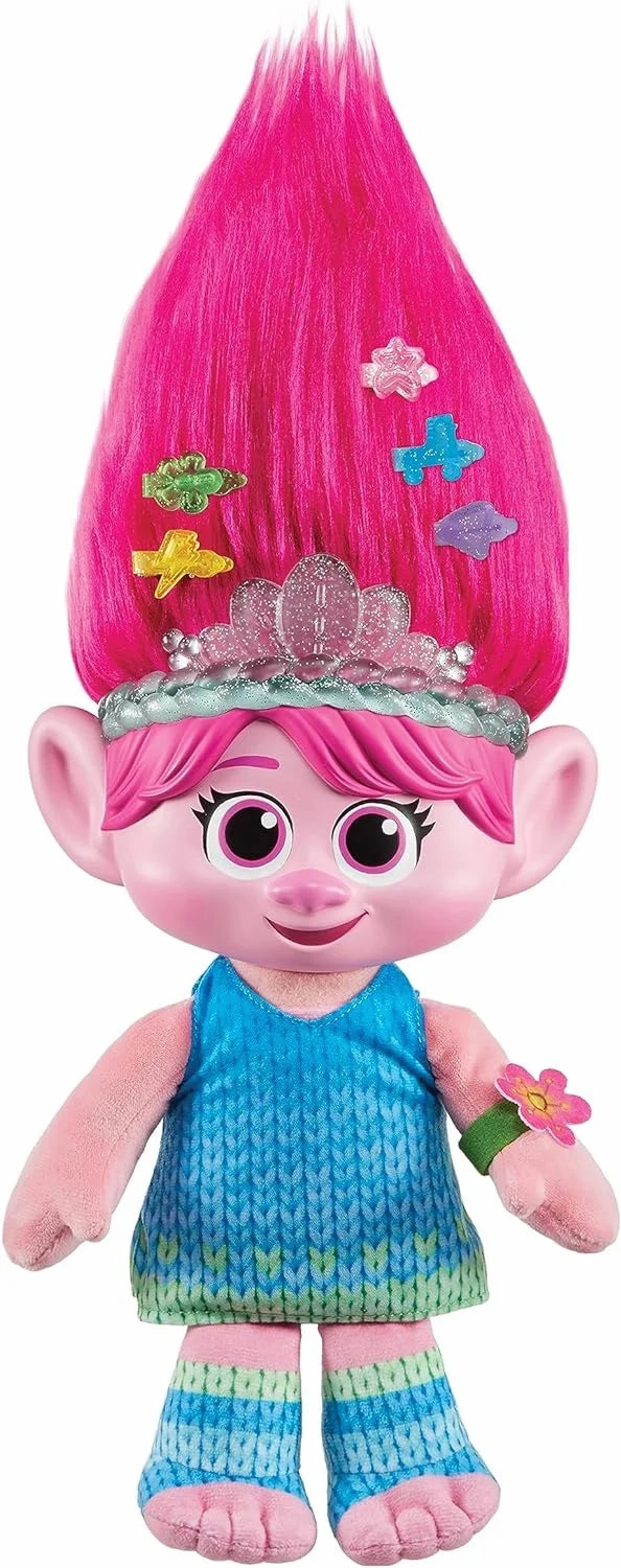 All Season Office Accent Trolls Hair Pops Surprise Poppy Feature Interactive Soft Doll