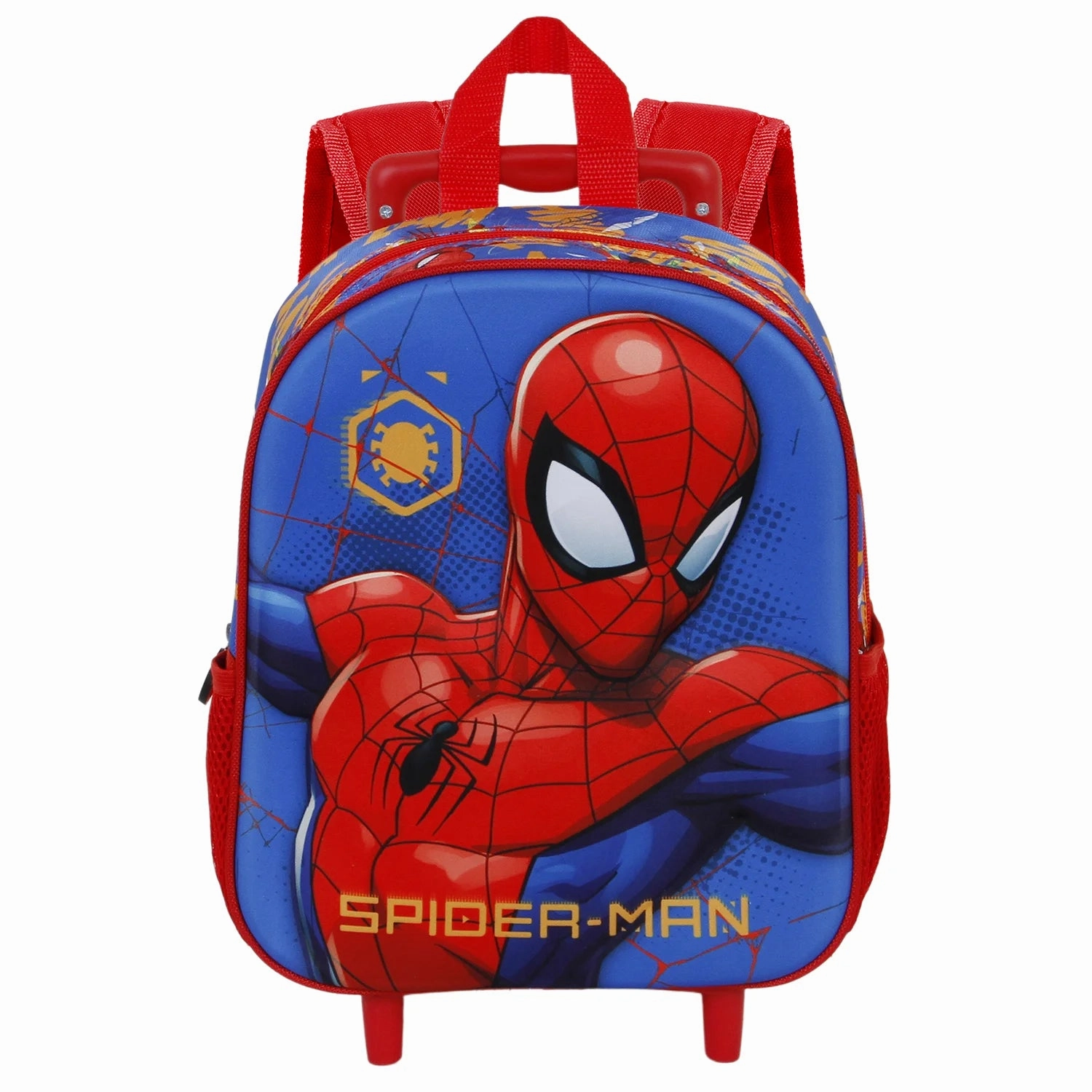 Ghoulish Decor Monster Figures SPIDERMAN Small 3D Backpack with Wheels - Leader