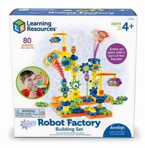 Learning Resources Gears! Gears! Gears!? Robot Factory Building Set Study room