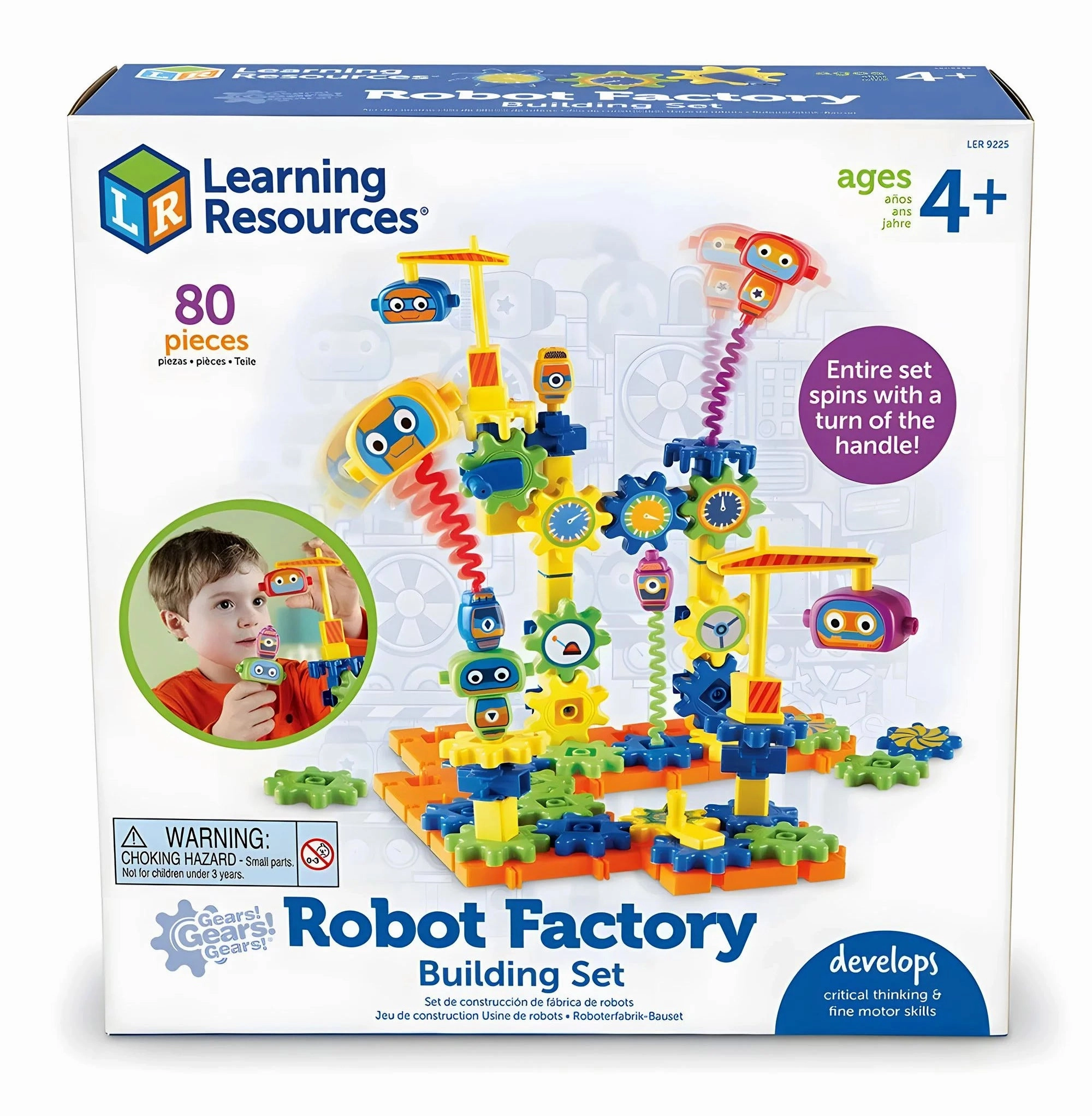 Learning Resources Gears! Gears! Gears!? Robot Factory Building Set Study room