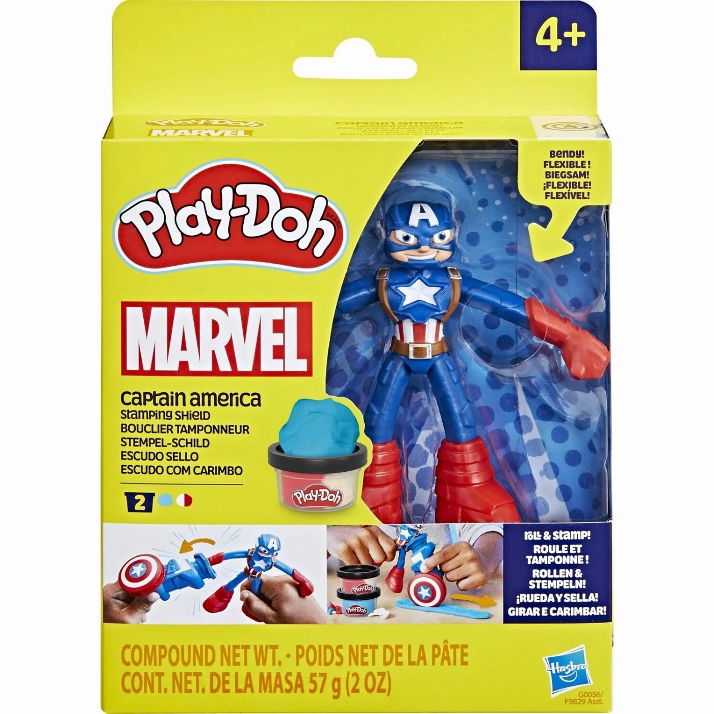 Big Artist Play-Doh Marvel Captain America Stamping Shield