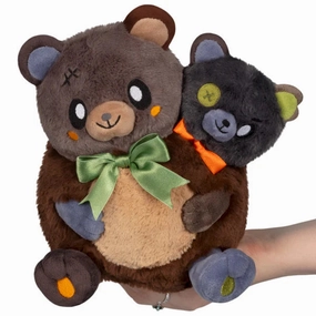 Spooky Masks Scary Treats Squishable Mini Two-Headed Bear