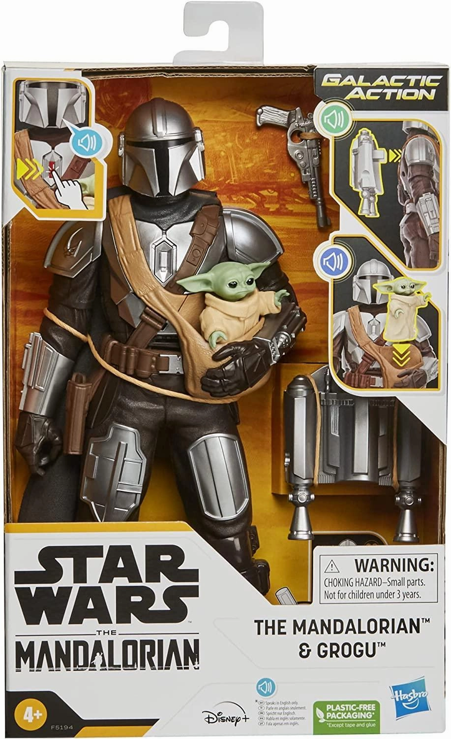 Star Wars Galactic Action The Mandalorian & Grogu Greatest Craftsperson Assortment Artist