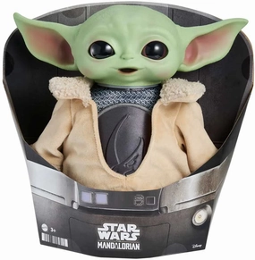 Star Wars Grogu 4.0 Plush Toy Metal Craft Pilot Model