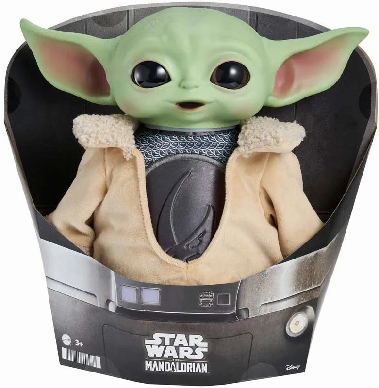 Star Wars Grogu 4.0 Plush Toy Metal Craft Pilot Model