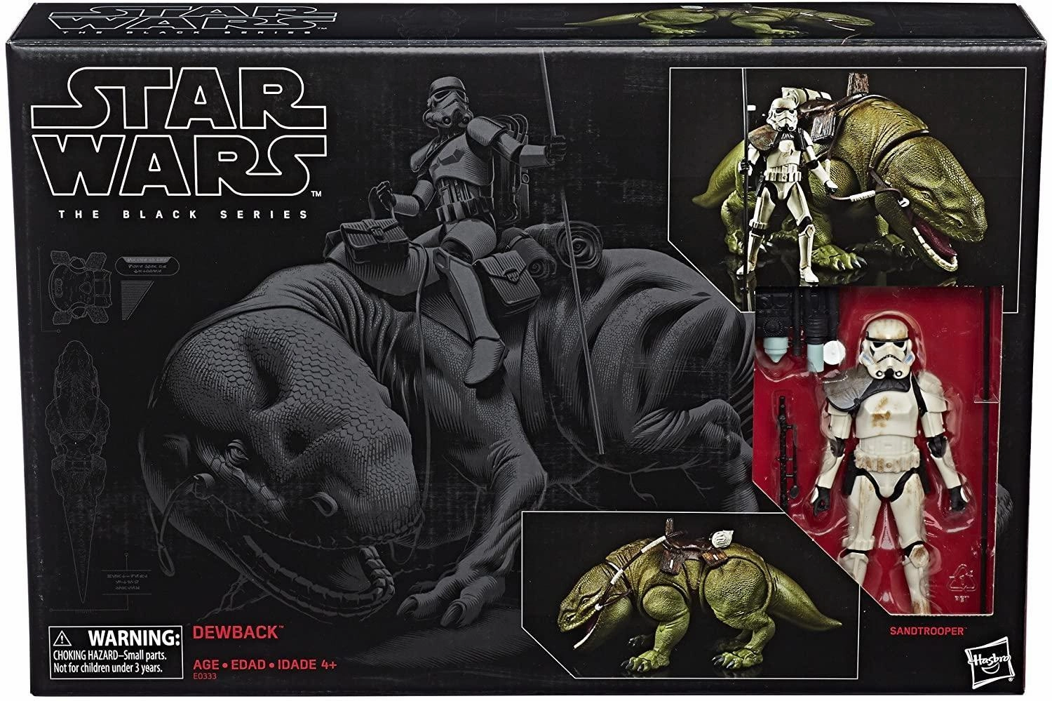Heroic Statue Star Wars The Black Series Dewback and Sandtrooper