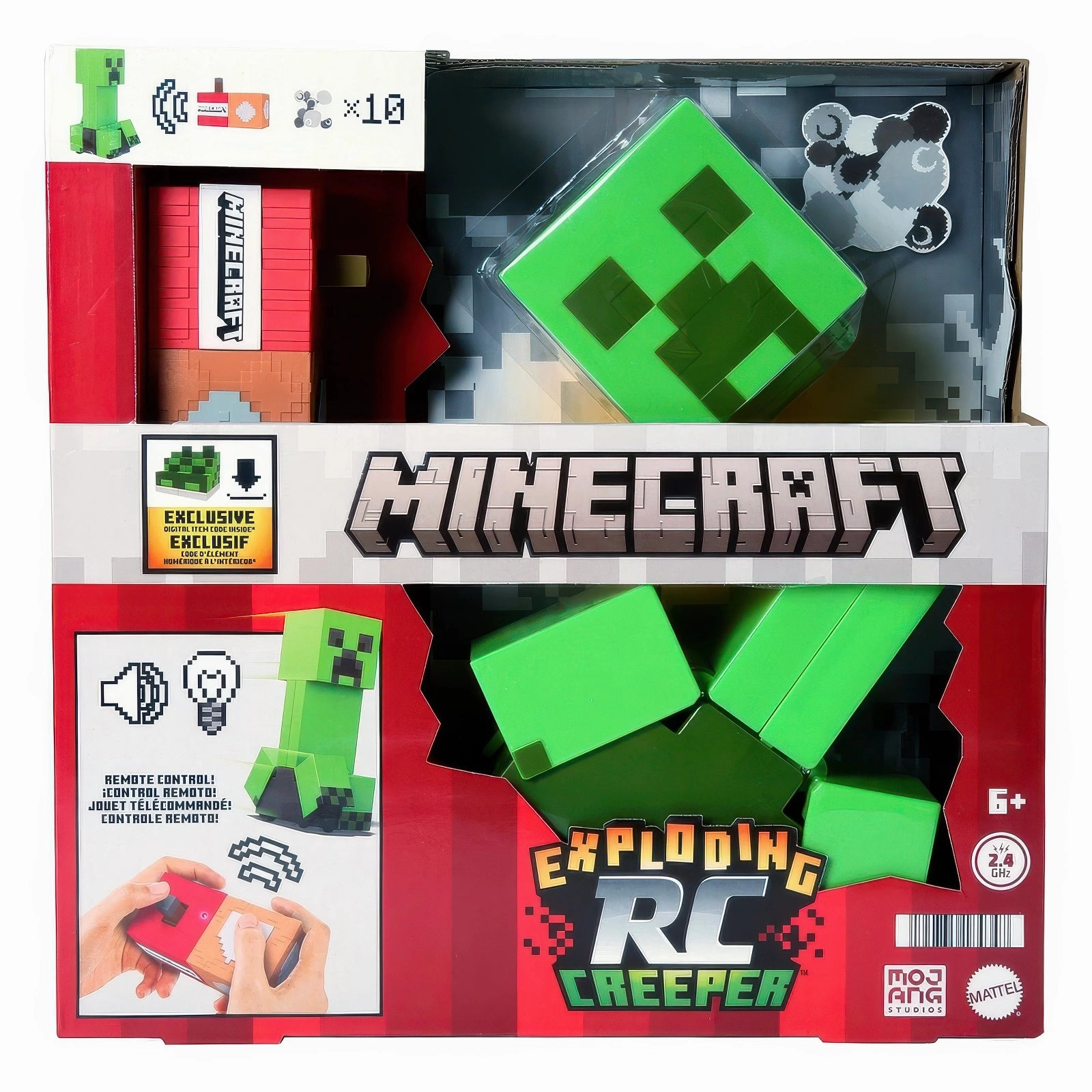 Full Set Minecraft RC Exploding Light and Sounds Creeper