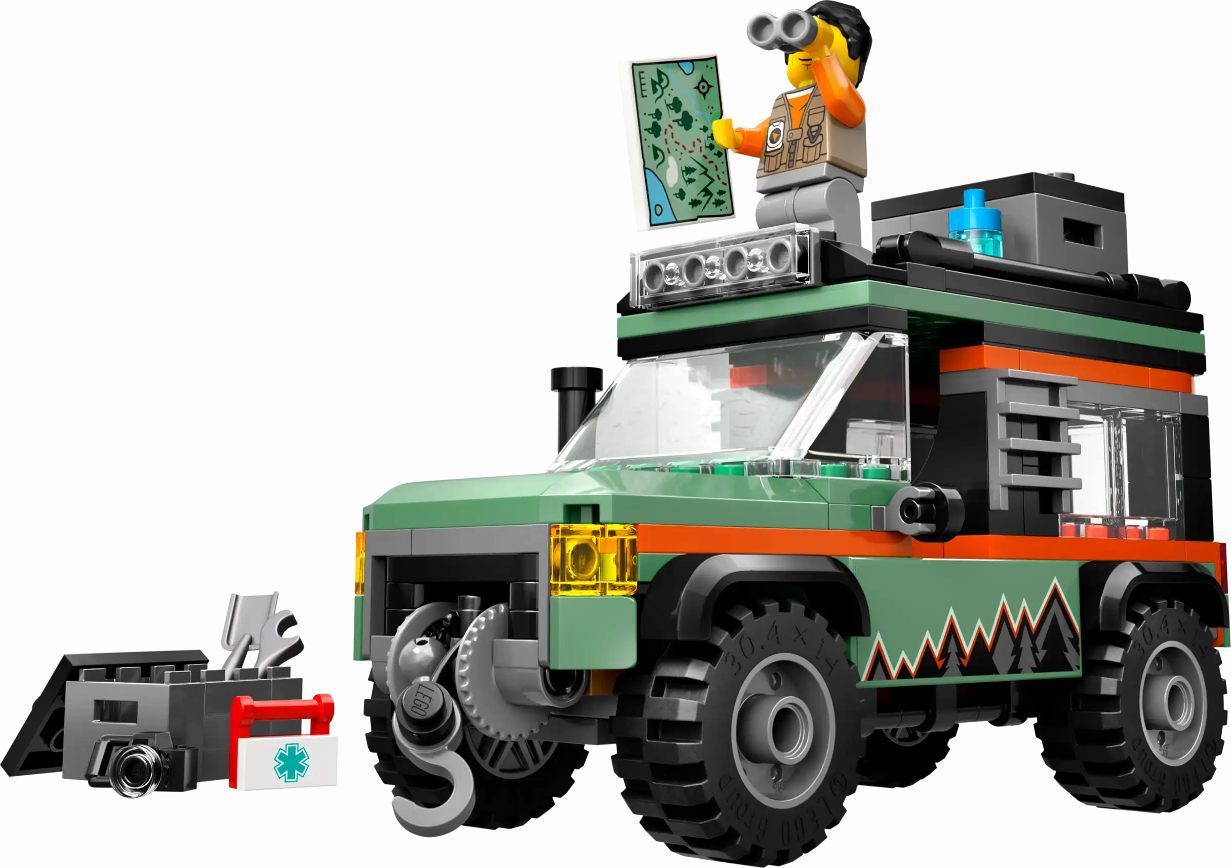Desktop Toy Deity Statue LEGO City 60447 Off-Road 4??4 Mountain Truck