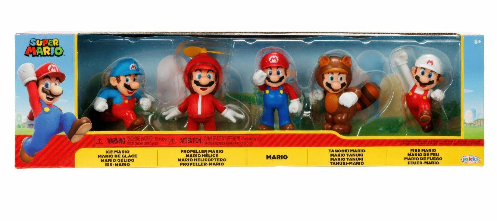 Recognition Gift Super Mario Bros Blister 5 Figures 6cm