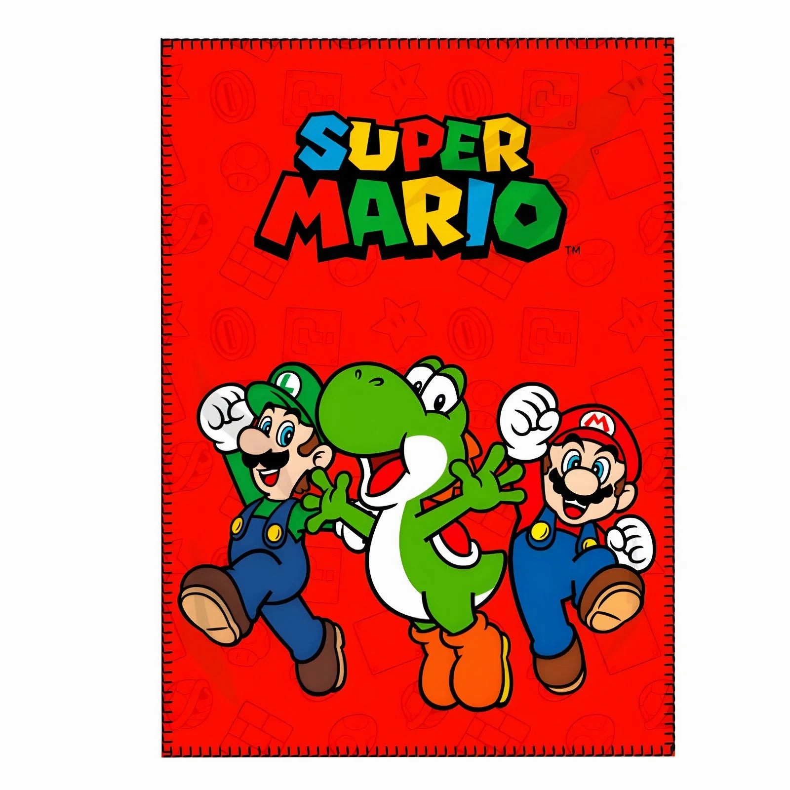 Eerie Figures Super Mario Bros Polar Blanket
