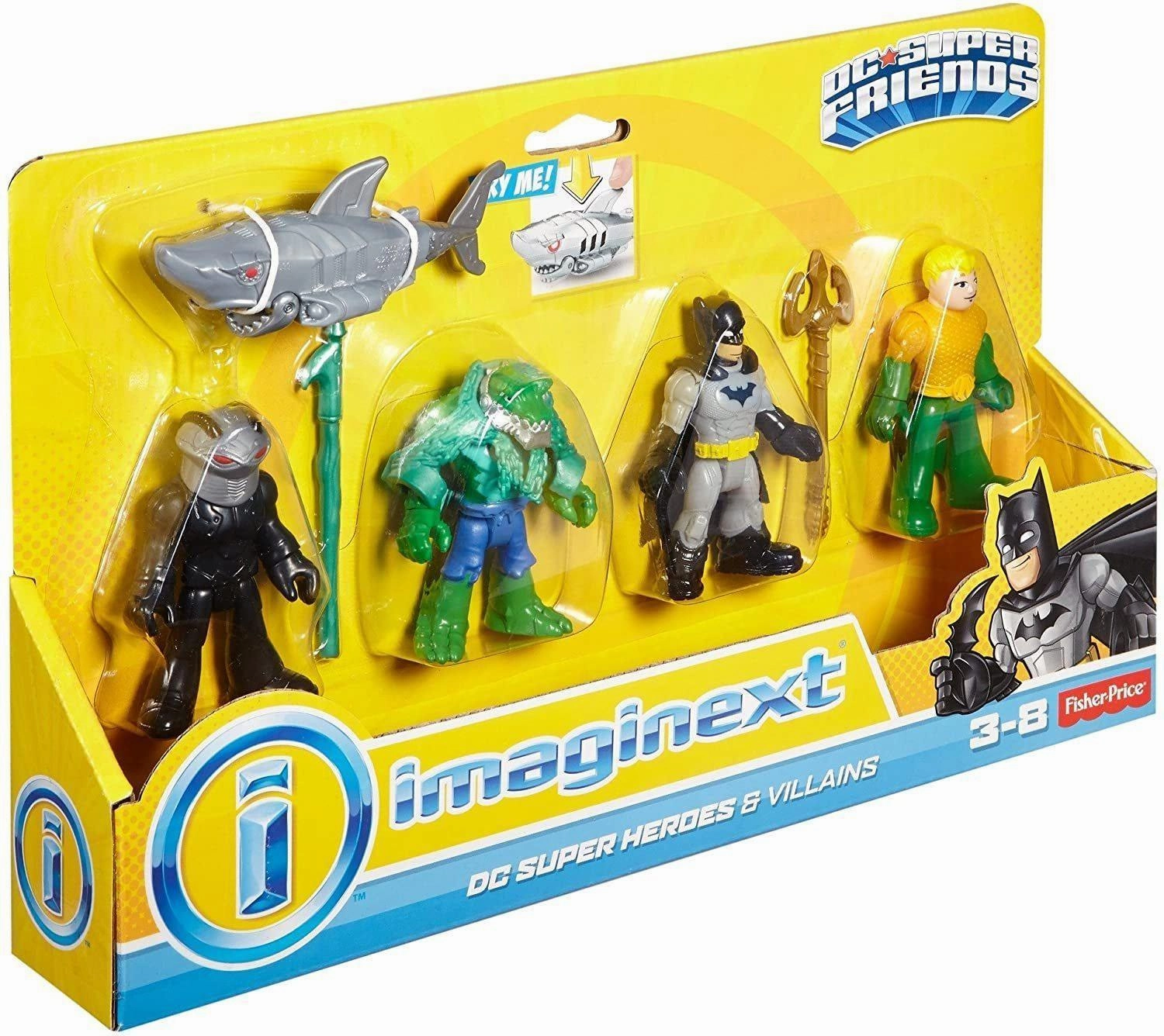 Adventure Character Artisan Partnership Imaginext DC Super Friends Heroes and Villains Batman and Aquaman