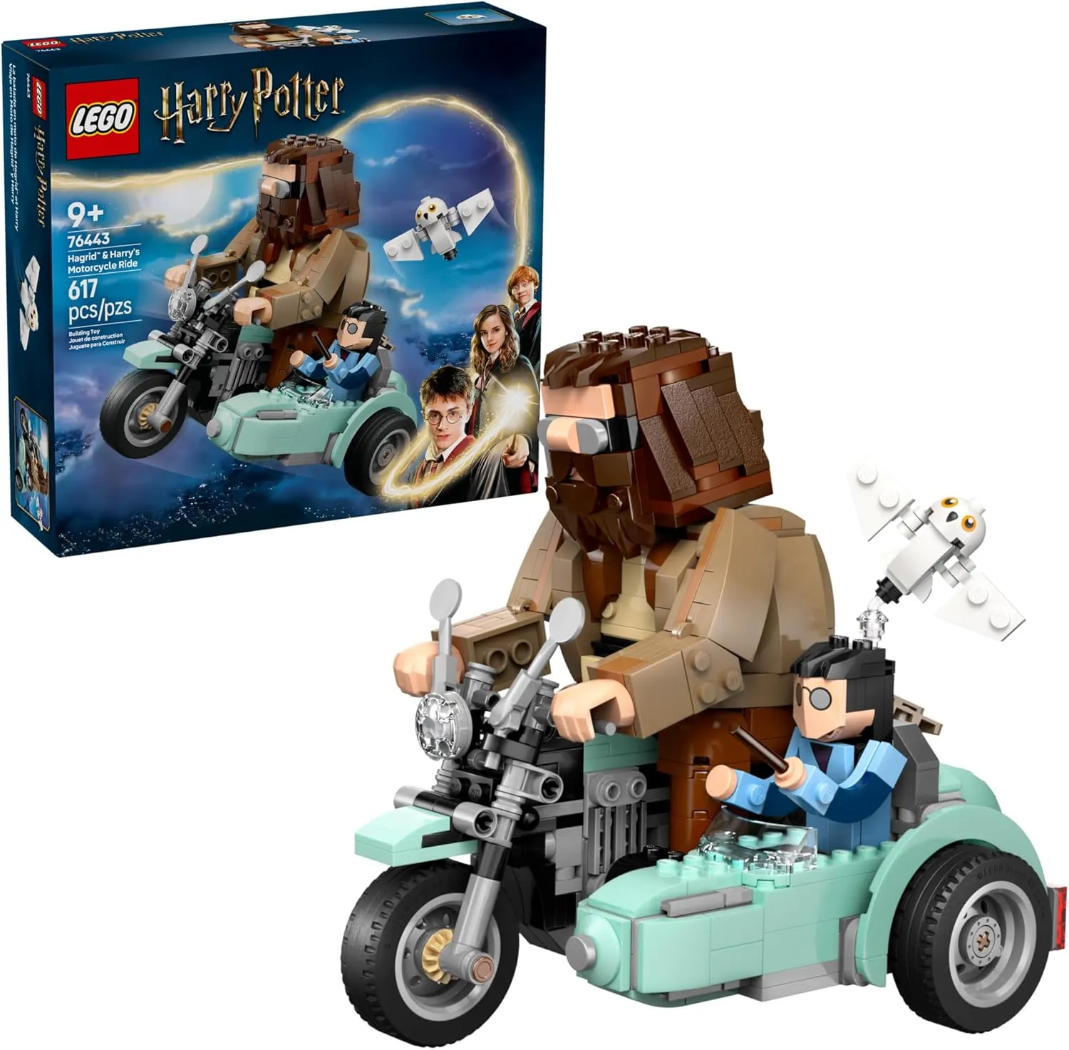 Monster Masks Lego 76443 - Harry Potter Hagrid & Harry's Motorcycle Ride