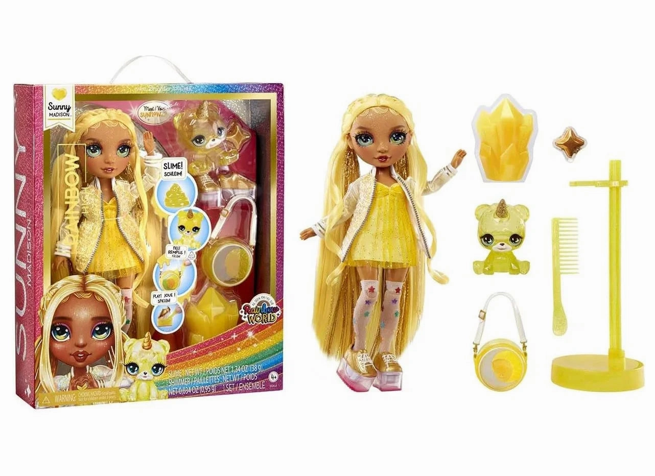 Race Car Driver Award Trophy Rainbow High Classic 28cm Rainbow Fashion Doll - Sunny