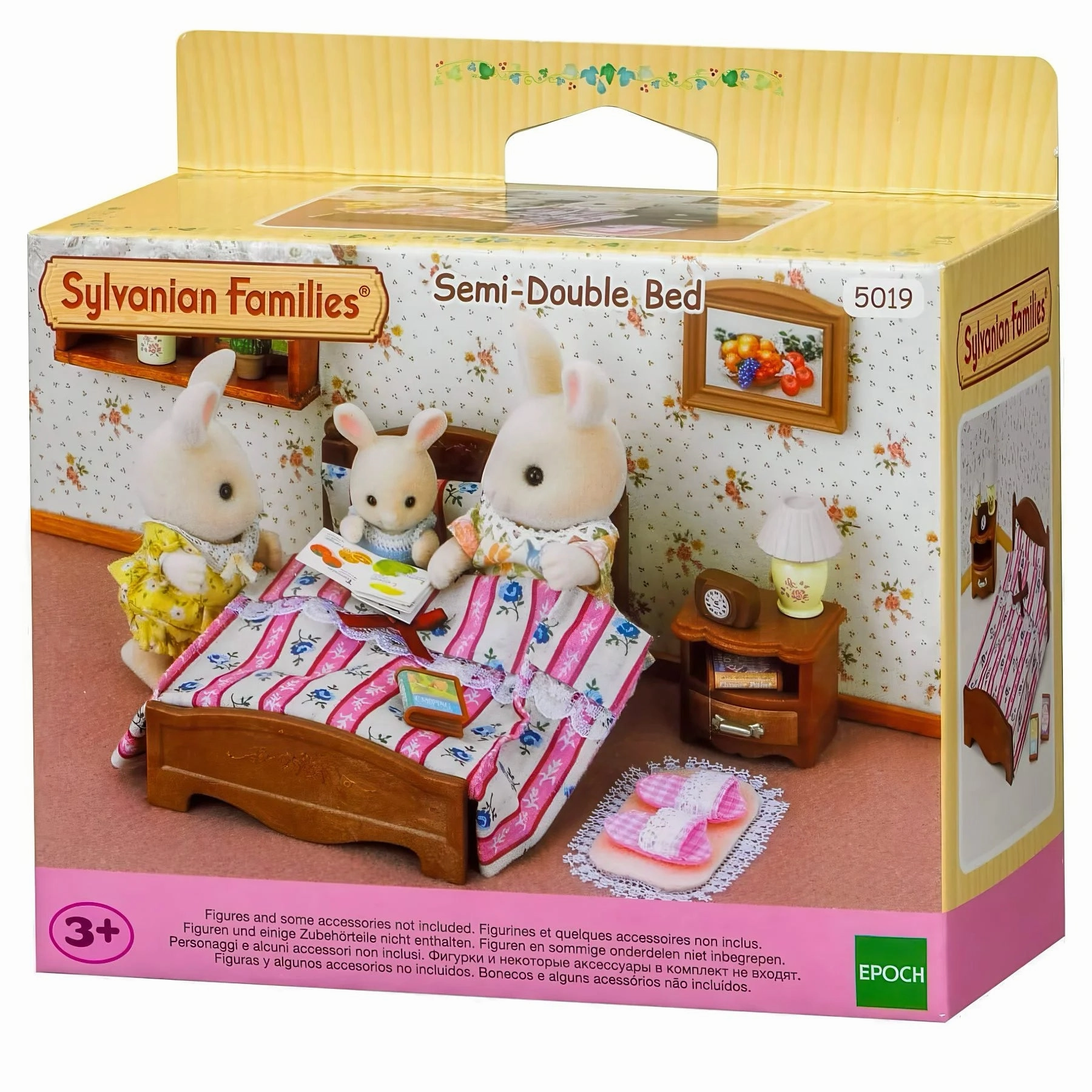 Themed Exhibit Diorama Accent Sylvanian Families 5019 Semi-Double Bed